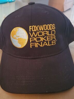 Foxwoods World Poker Finals Embroidered Baseball Cap - Black & Gold